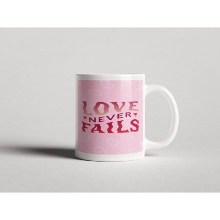ΕΚΤΥΠΩΜΕΝΗ ΚΟΥΠΑ LOVE NEVER FAILS PRINT 00686