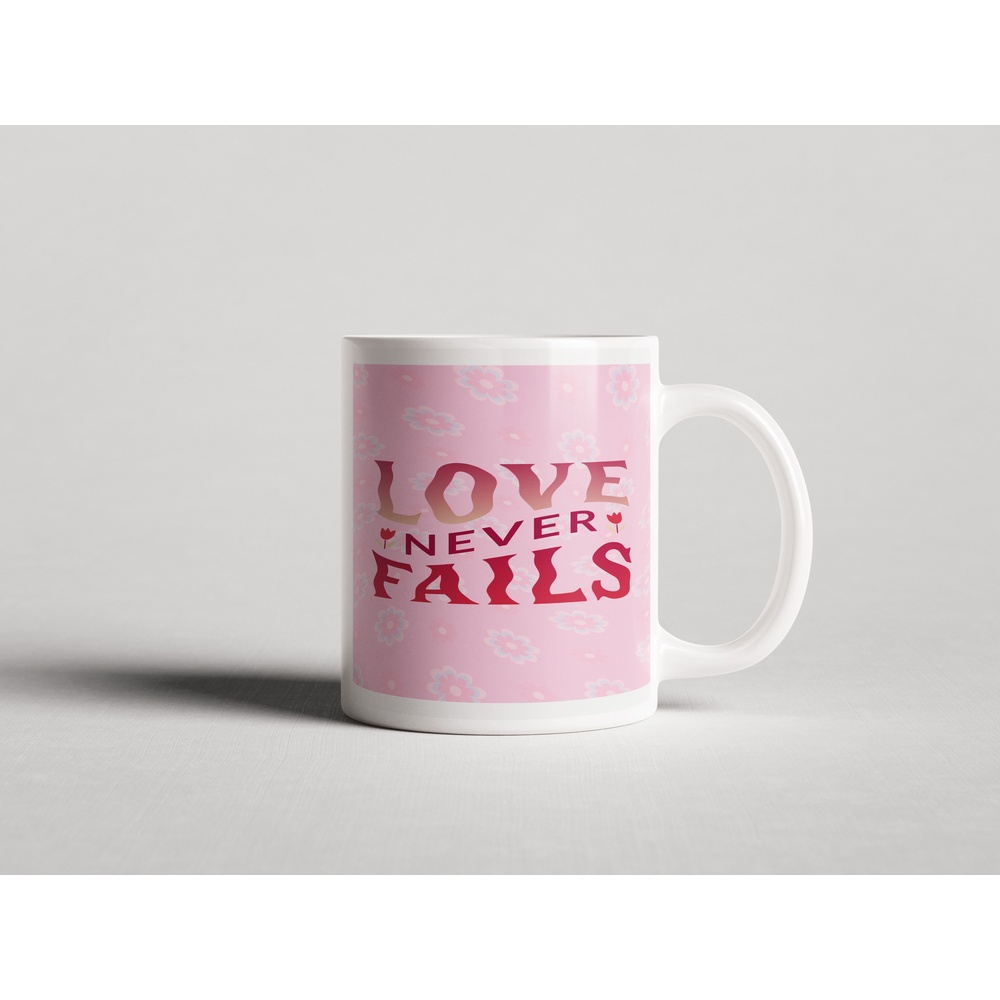 ΕΚΤΥΠΩΜΕΝΗ ΚΟΥΠΑ LOVE NEVER FAILS PRINT 00686
