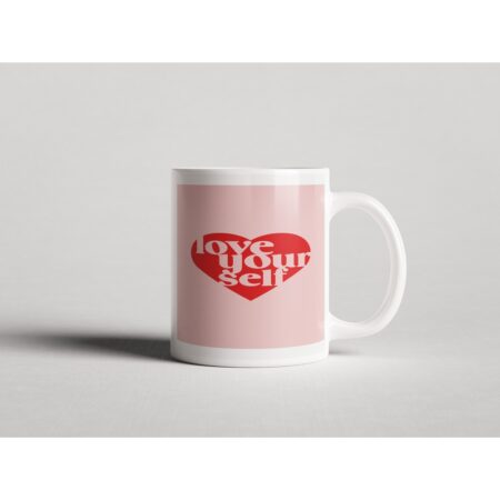ΕΚΤΥΠΩΜΕΝΗ ΚΟΥΠΑ LOVE YOURSELF HEART PRINT 00688