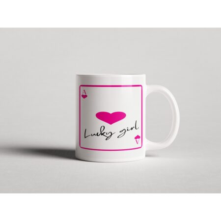 ΕΚΤΥΠΩΜΕΝΗ ΚΟΥΠΑ LUCKY GIRL PLAYING CARD 00689