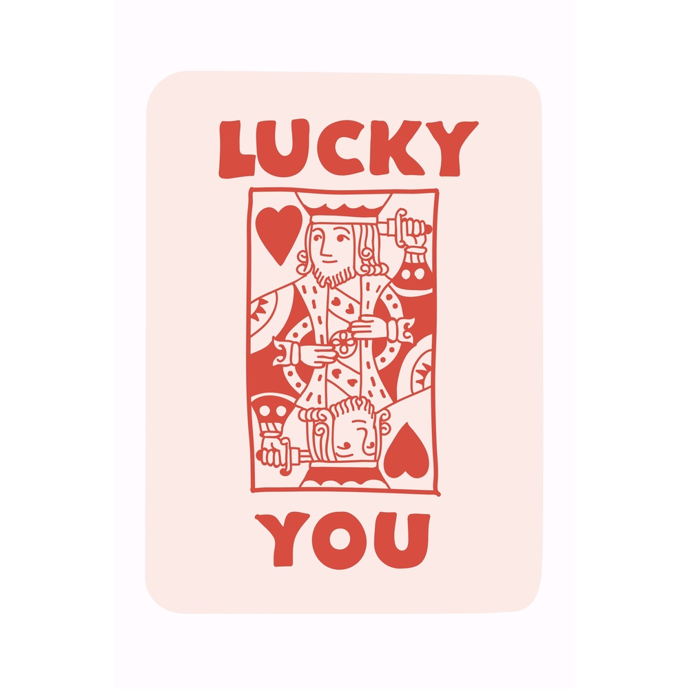 ΕΚΤΥΠΩΜΕΝΗ ΚΟΥΠΑ LUCKY YOU PLAYING CARD 2 00694 - Image 2