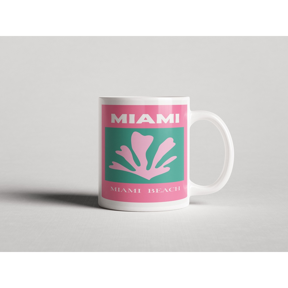 ΕΚΤΥΠΩΜΕΝΗ ΚΟΥΠΑ MIAMI BEACH ART PRINT 00702