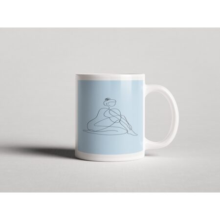 ΕΚΤΥΠΩΜΕΝΗ ΚΟΥΠΑ MINIMALIST WOMAN LINE ART 00704