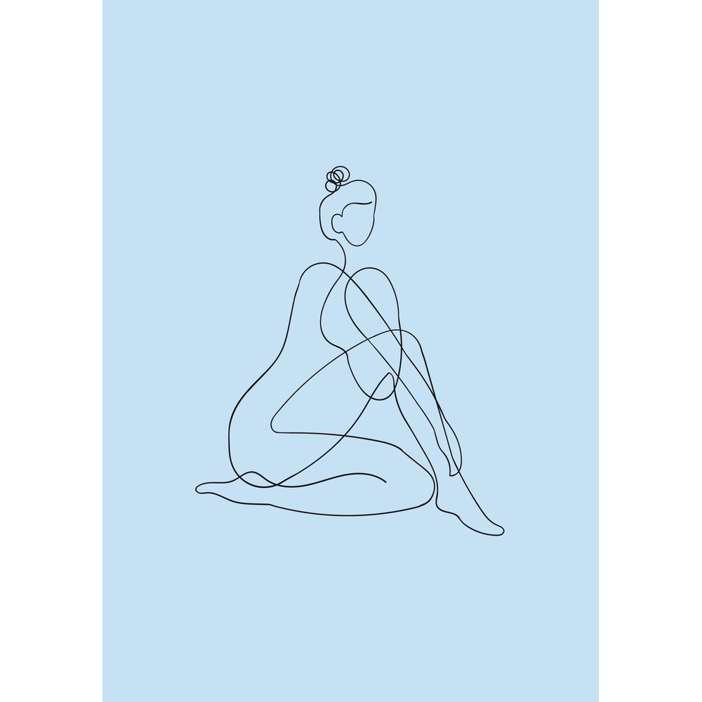 ΕΚΤΥΠΩΜΕΝΗ ΚΟΥΠΑ MINIMALIST WOMAN LINE ART 00704 - Image 2