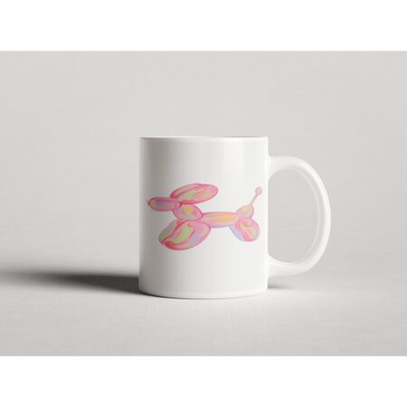 ΕΚΤΥΠΩΜΕΝΗ ΚΟΥΠΑ PINK BALLOON DOG 00713