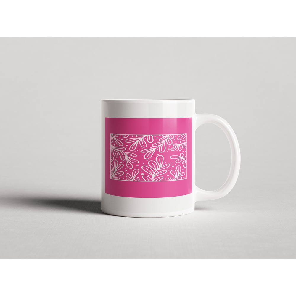 ΕΚΤΥΠΩΜΕΝΗ ΚΟΥΠΑ PINK BOTANICAL PATTERN 00715