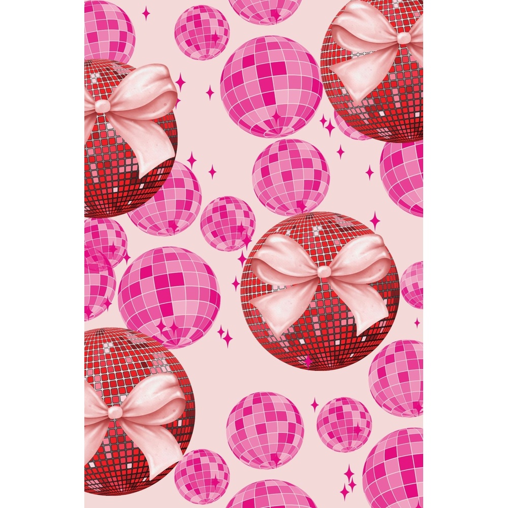 ΕΚΤΥΠΩΜΕΝΗ ΚΟΥΠΑ PINK DISCO BALL BOWS 00736 - Image 2