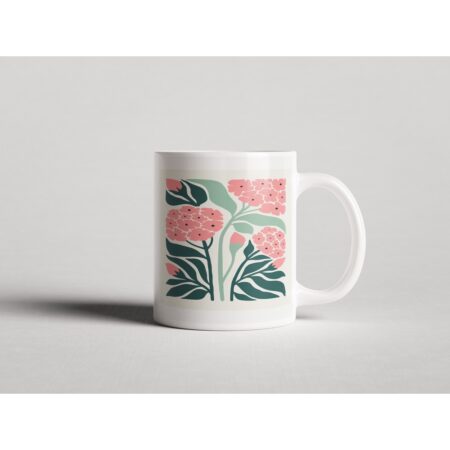 ΕΚΤΥΠΩΜΕΝΗ ΚΟΥΠΑ PINK FLORAL ART PRINT 00742