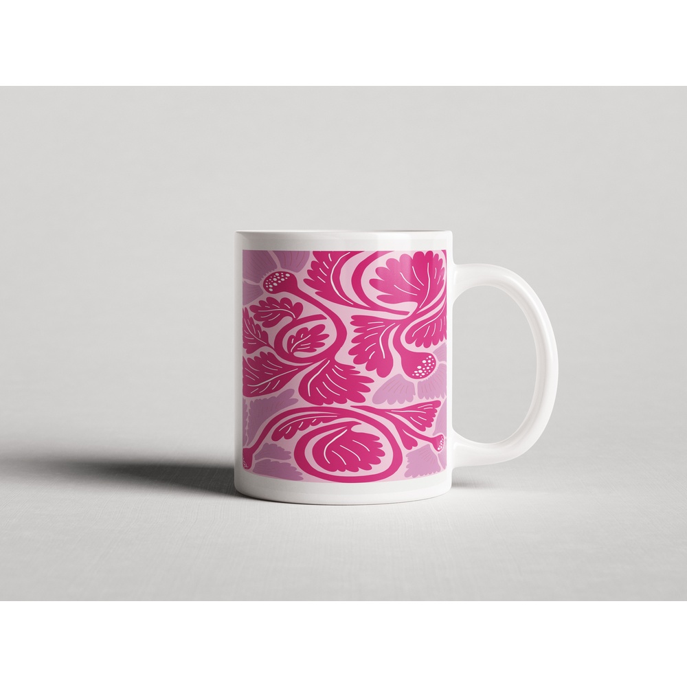 ΕΚΤΥΠΩΜΕΝΗ ΚΟΥΠΑ PINK FLORAL PATTERN 2 00746