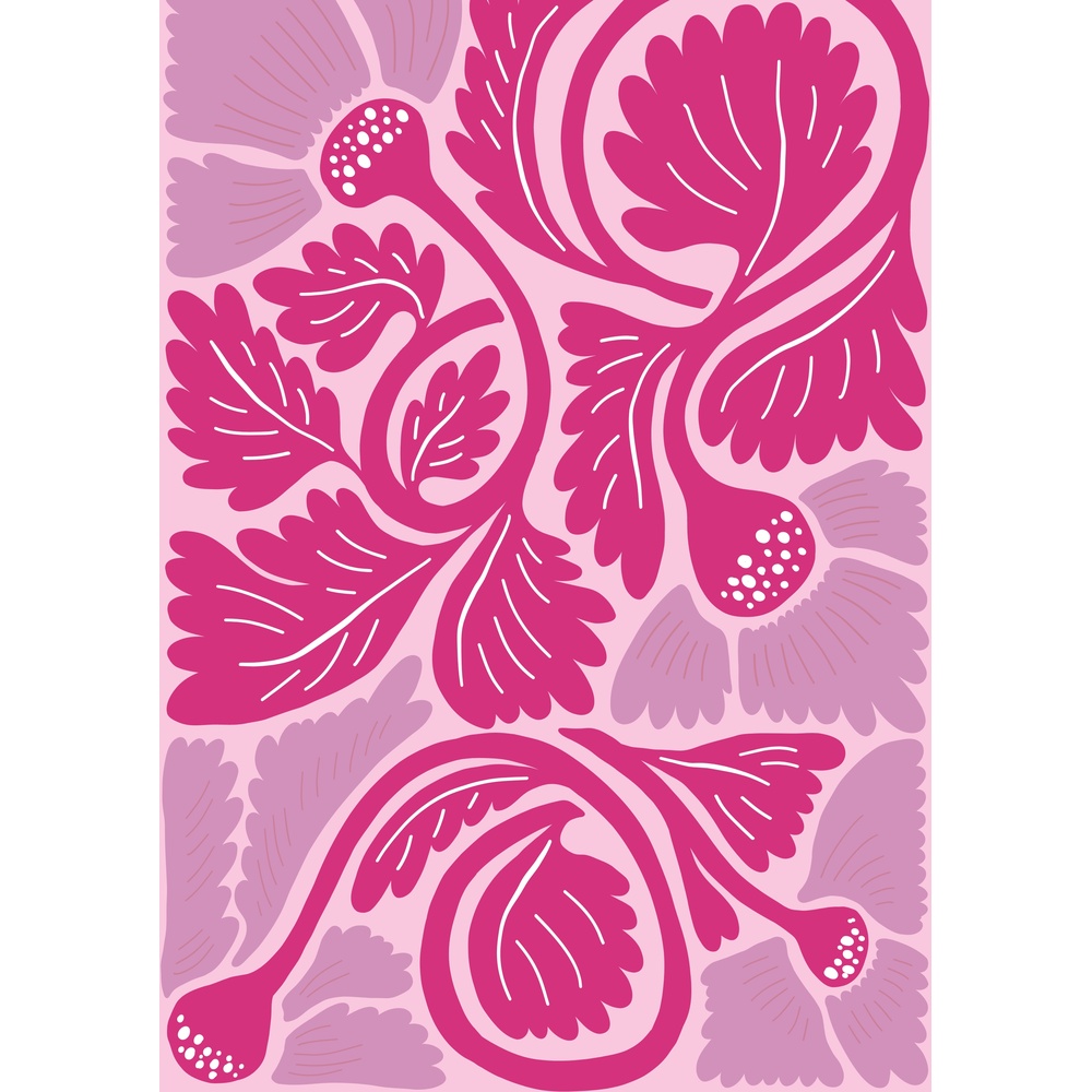 ΕΚΤΥΠΩΜΕΝΗ ΚΟΥΠΑ PINK FLORAL PATTERN 2 00746 - Image 2