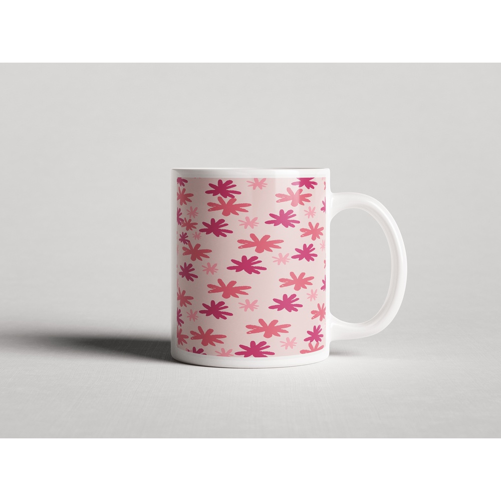 ΕΚΤΥΠΩΜΕΝΗ ΚΟΥΠΑ PINK FLORAL PATTERN 3 00747