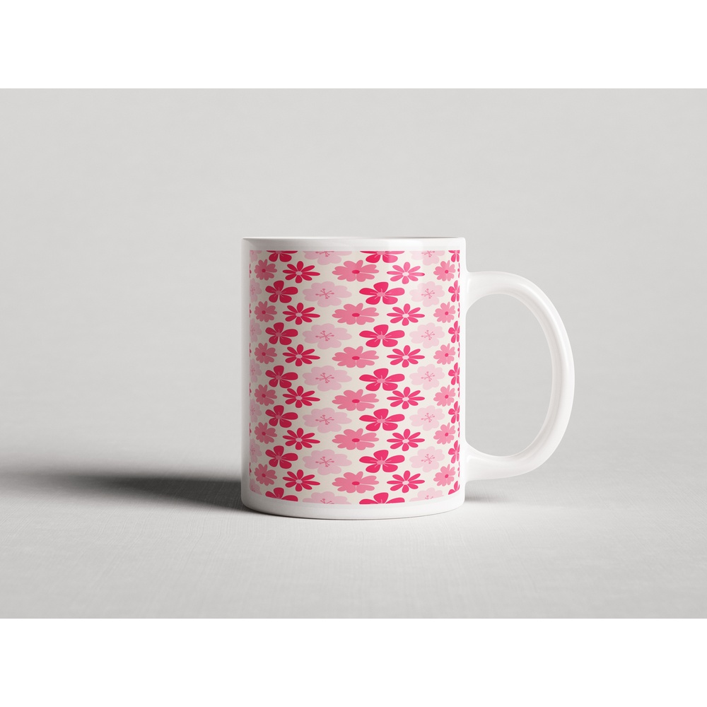 ΕΚΤΥΠΩΜΕΝΗ ΚΟΥΠΑ PINK FLORAL PATTERN 00748