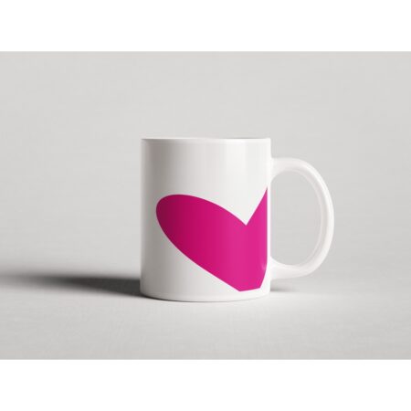 ΕΚΤΥΠΩΜΕΝΗ ΚΟΥΠΑ PINK HEART GRAPHIC 00756