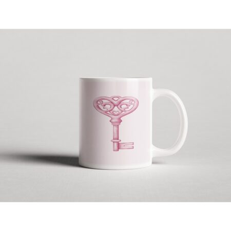 ΕΚΤΥΠΩΜΕΝΗ ΚΟΥΠΑ PINK HEART KEY 00757