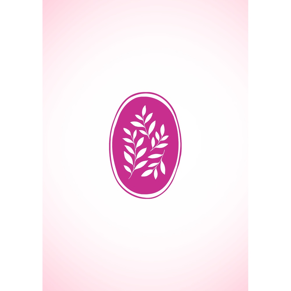 ΕΚΤΥΠΩΜΕΝΗ ΚΟΥΠΑ PINK OVAL LEAF EMBLEM 00768 - Image 2