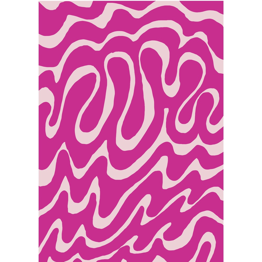 ΕΚΤΥΠΩΜΕΝΗ ΚΟΥΠΑ PINK WAVY PATTERN 00791 - Image 2