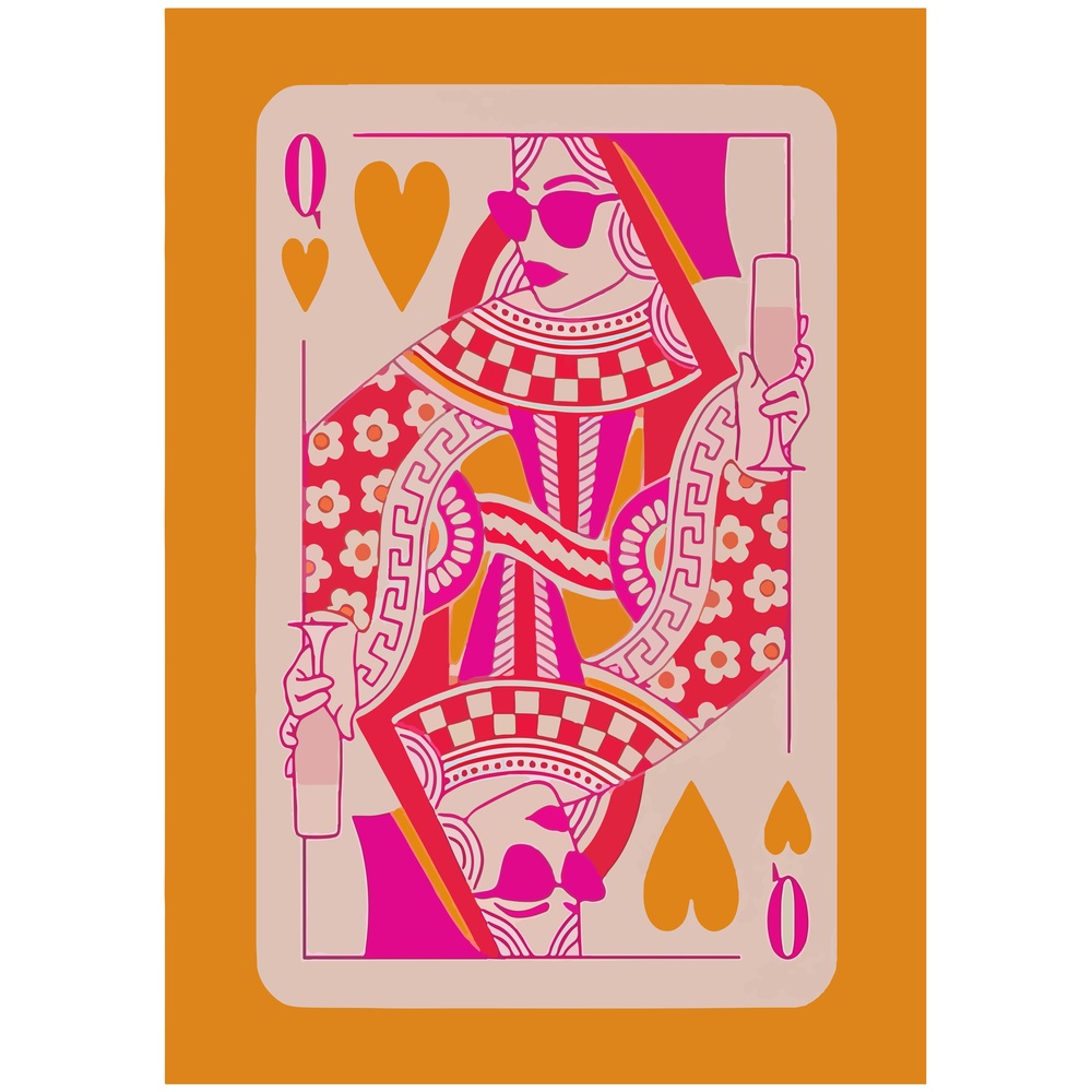 ΕΚΤΥΠΩΜΕΝΗ ΚΟΥΠΑ QUEEN OF HEARTS 00796 - Image 2