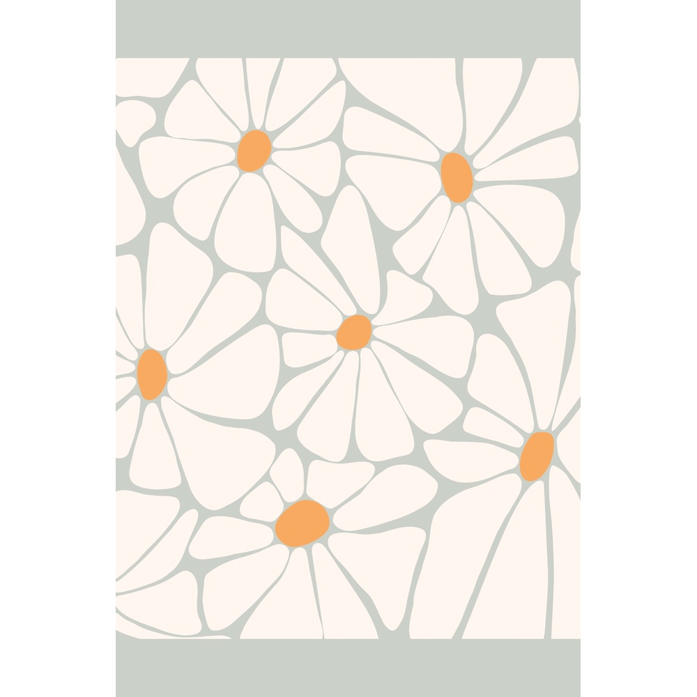 ΕΚΤΥΠΩΜΕΝΗ ΚΟΥΠΑ RETRO DAISY PATTERN 00445 - Image 2