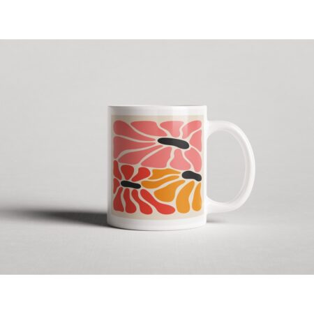 ΕΚΤΥΠΩΜΕΝΗ ΚΟΥΠΑ RETRO FLORAL ART PRINT 00804