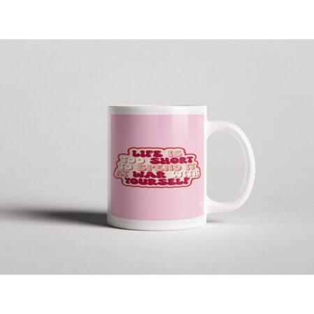 ΕΚΤΥΠΩΜΕΝΗ ΚΟΥΠΑ RETRO PINK QUOTE ART 00810