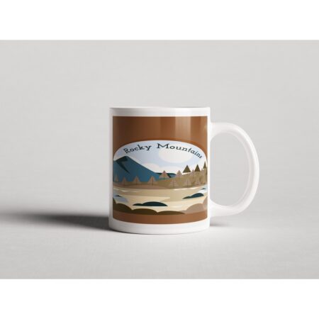 ΕΚΤΥΠΩΜΕΝΗ ΚΟΥΠΑ ROCKY MOUNTAINS ILLUSTRATION 00825