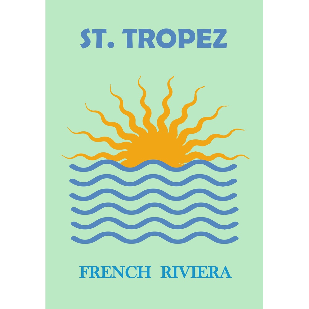 ΕΚΤΥΠΩΜΕΝΗ ΚΟΥΠΑ ST TROPEZ ART 00831 - Image 2