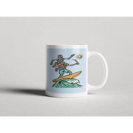 ΕΚΤΥΠΩΜΕΝΗ ΚΟΥΠΑ SURFING SKELETONS ART 00839