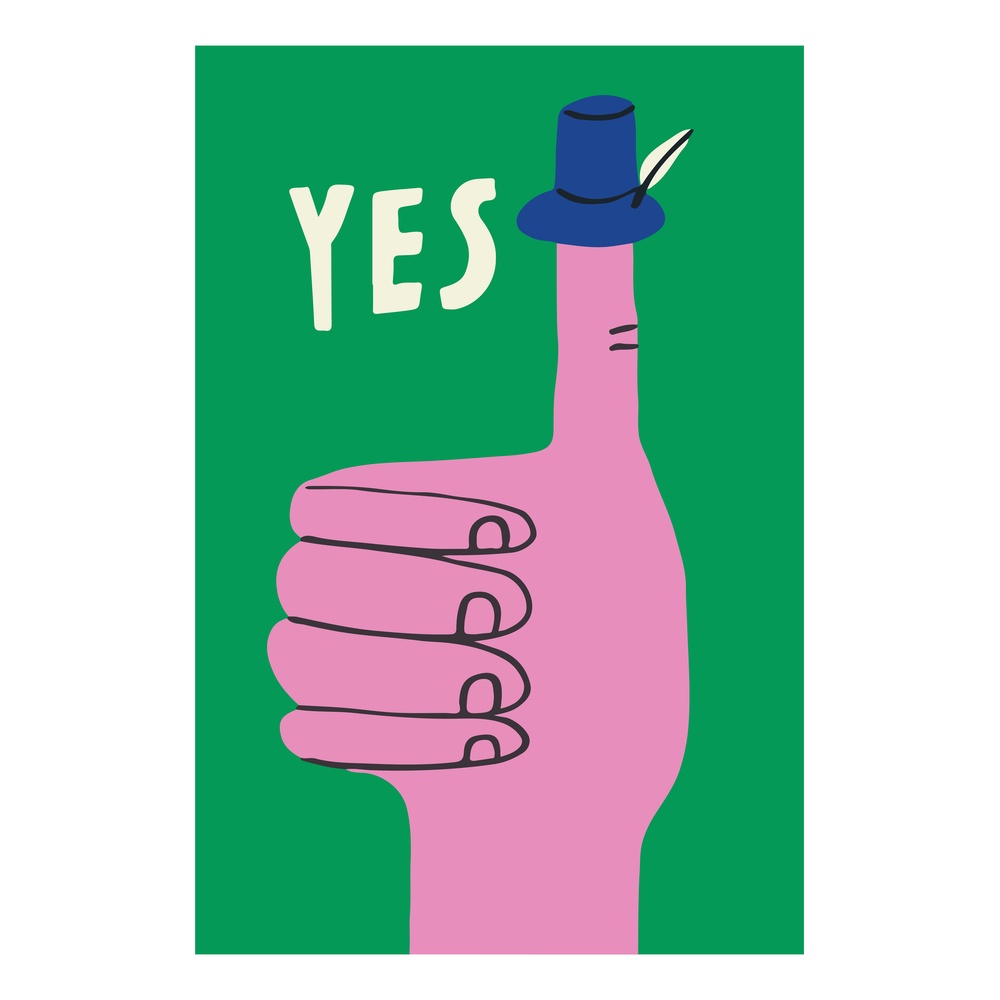 ΕΚΤΥΠΩΜΕΝΗ ΚΟΥΠΑ THUMBS UP ART 00843 - Image 2