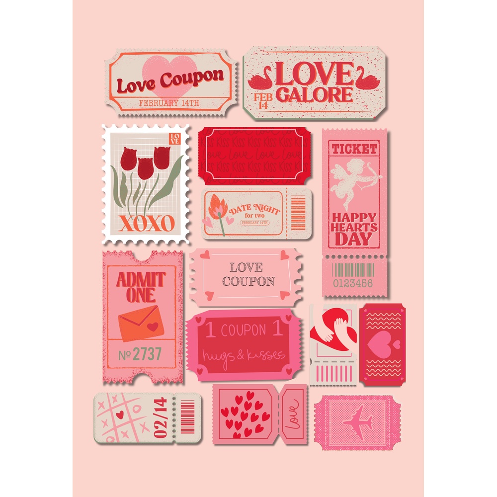 ΕΚΤΥΠΩΜΕΝΗ ΚΟΥΠΑ VALENTINE LOVE COUPONS 00844 - Image 2