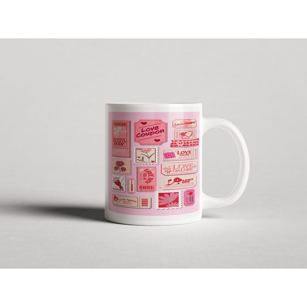 ΕΚΤΥΠΩΜΕΝΗ ΚΟΥΠΑ VALENTINE TICKET STICKERS 00845