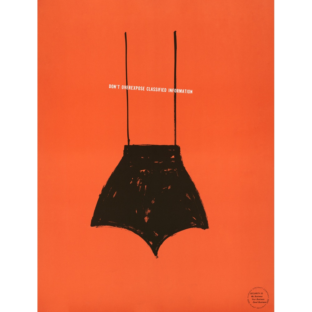 ΕΚΤΥΠΩΜΕΝΗ ΚΟΥΠΑ VINTAGE SECURITY POSTER 00856 - Image 2
