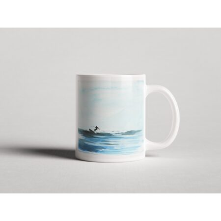 ΕΚΤΥΠΩΜΕΝΗ ΚΟΥΠΑ WATERCOLOR OCEAN SURFER 00859