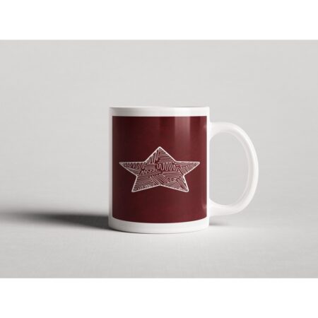 ΕΚΤΥΠΩΜΕΝΗ ΚΟΥΠΑ WHITE DOODLE STAR 1 00862