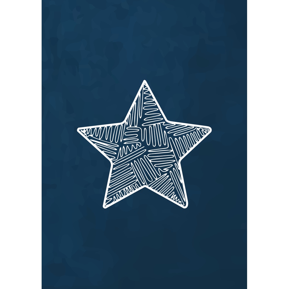 ΕΚΤΥΠΩΜΕΝΗ ΚΟΥΠΑ WHITE DOODLE STAR 00863 - Image 2