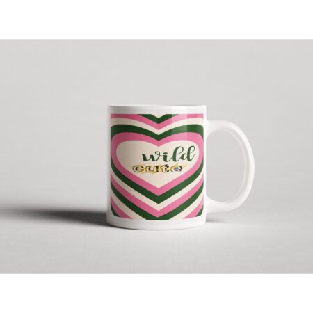 ΕΚΤΥΠΩΜΕΝΗ ΚΟΥΠΑ WILD CUTE HEART PATTERN 00864