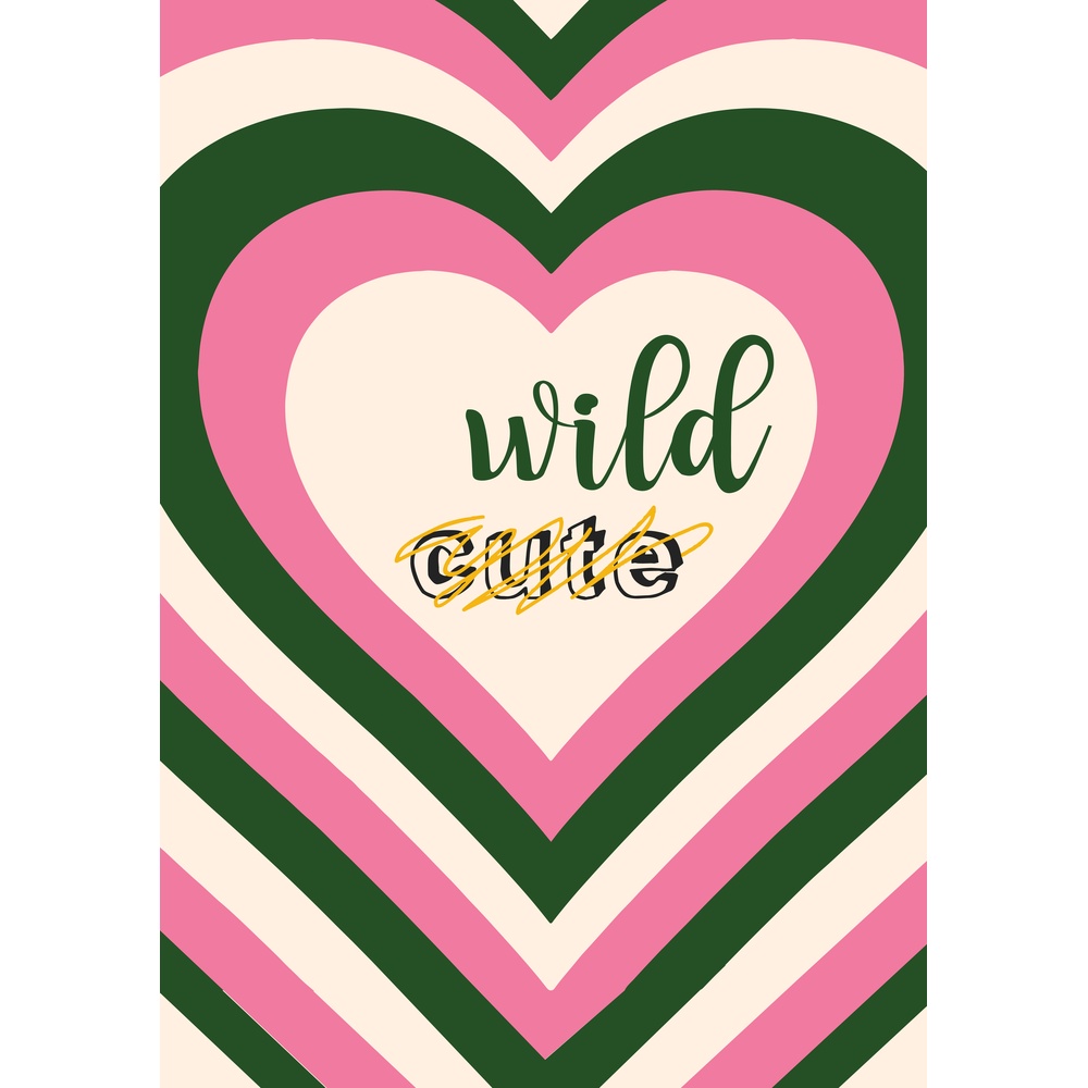 ΕΚΤΥΠΩΜΕΝΗ ΚΟΥΠΑ WILD CUTE HEART PATTERN 00864 - Image 2