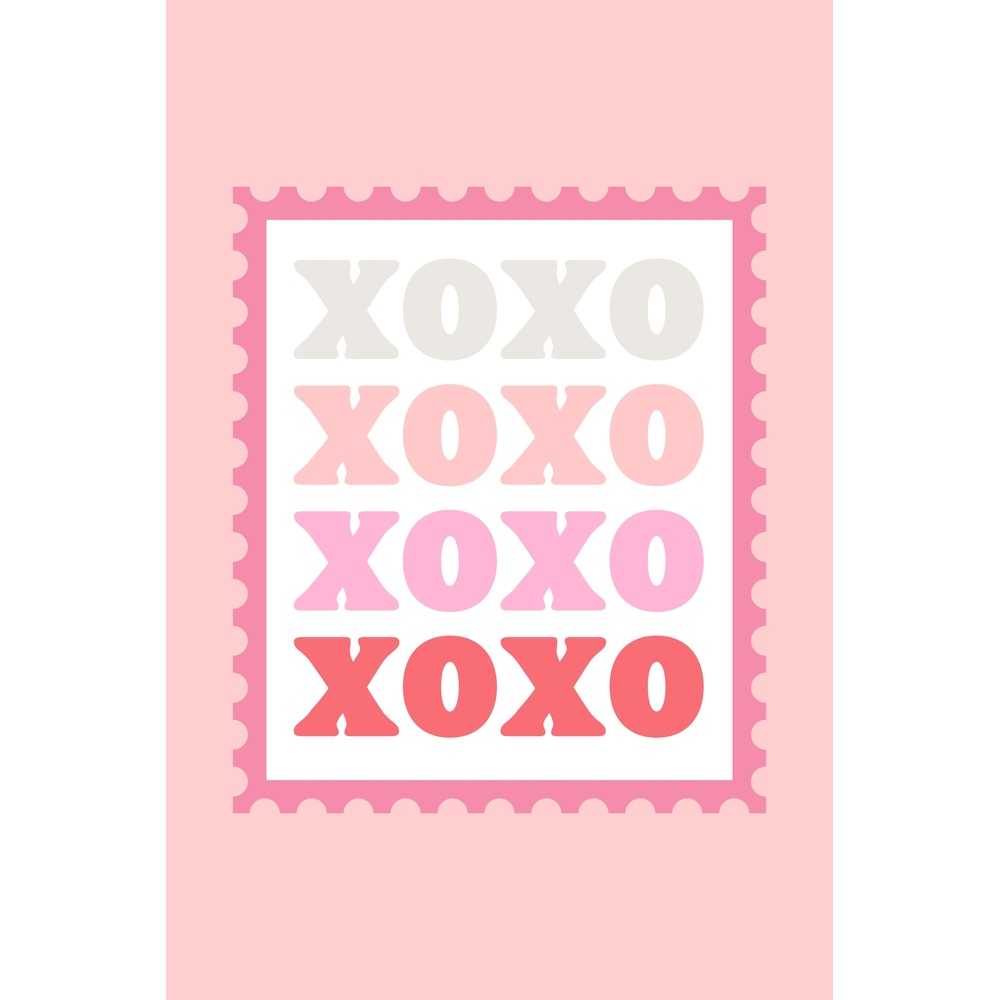 ΕΚΤΥΠΩΜΕΝΗ ΚΟΥΠΑ XOXO POSTAGE STAMP ART 00869 - Image 2