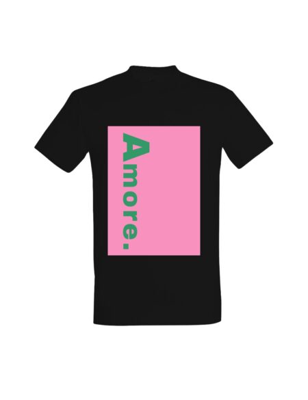 T-shirt Amore Typography Print 01511