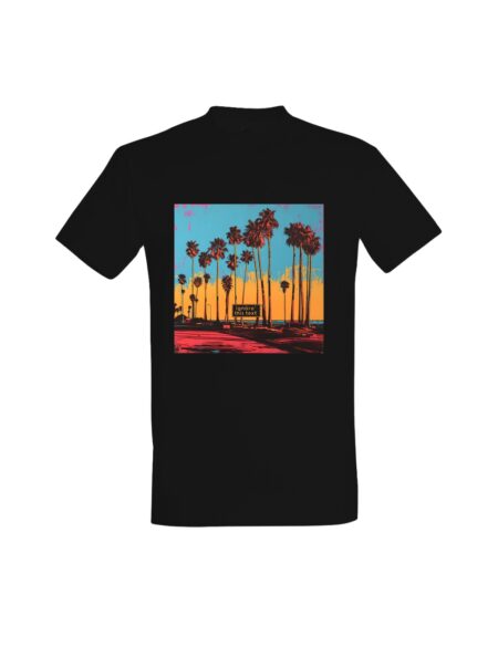 T-shirt California Sunset Palms