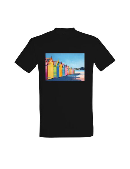T-shirt Colorful Beach Huts