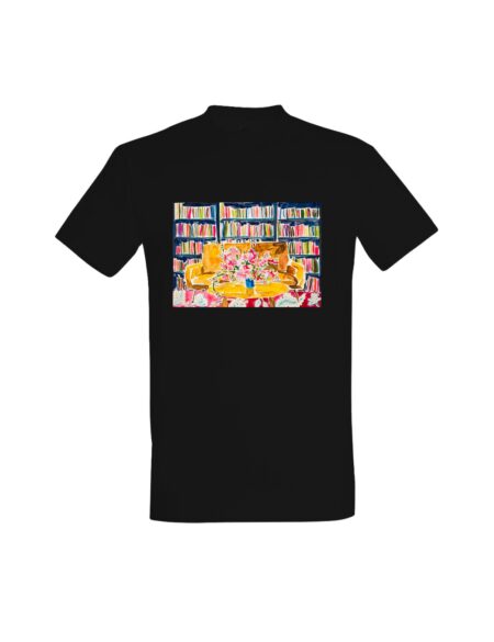 T-shirt Cozy Floral Library