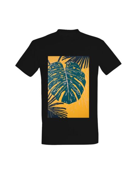 T-shirt Golden Tropical Monstera