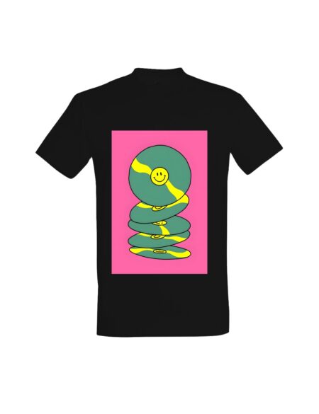 T-shirt Groovy Smiley Vinyl