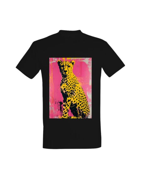 T-shirt Neon Pop Cheetah