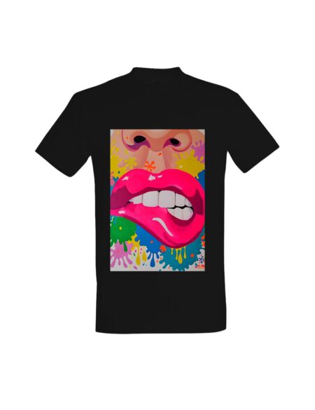 T-shirt Neon Pop Lip Bite