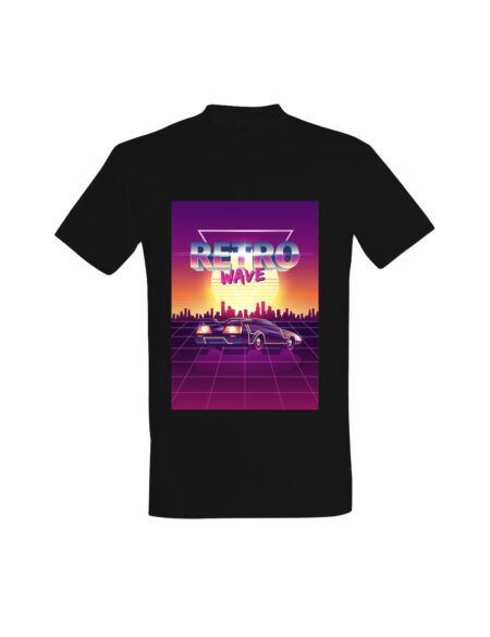 T-shirt Neon Retrowave Drive 01609