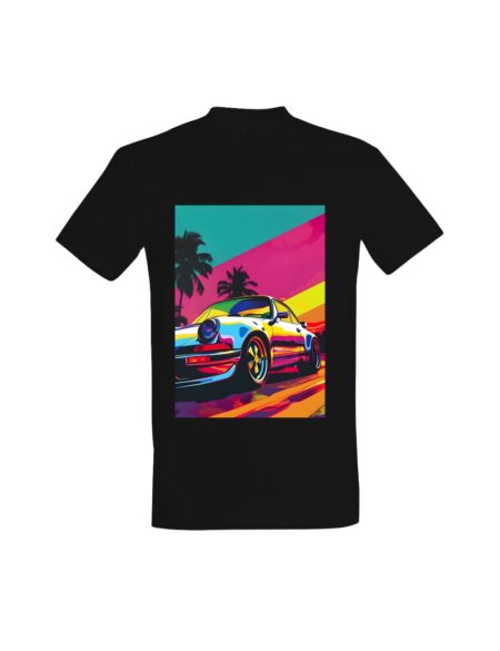 T-shirt Neon Sunset Drive