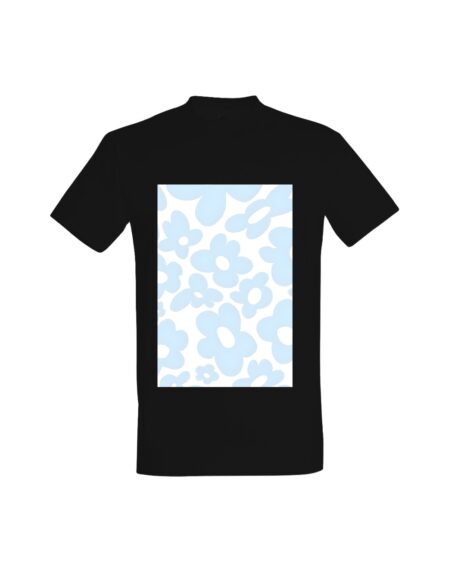 T-shirt Pastel Blue Blooms 01615