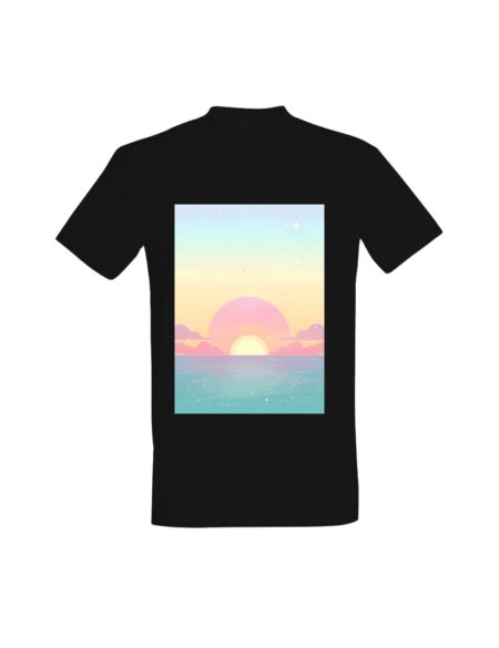 T-shirt Pastel Ocean Sunset 01617