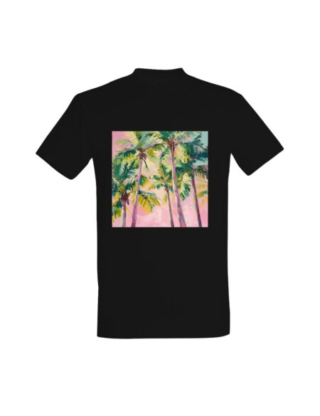 T-shirt Pastel Sunset Palms